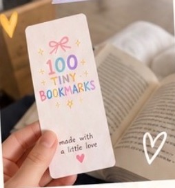 A 100 Tiny Bookmarks bookmark found in Los Angeles, USA