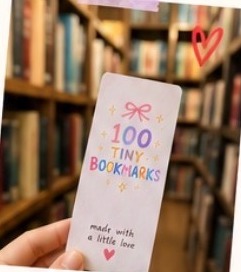 A 100 Tiny Bookmarks bookmark found in New York, USA